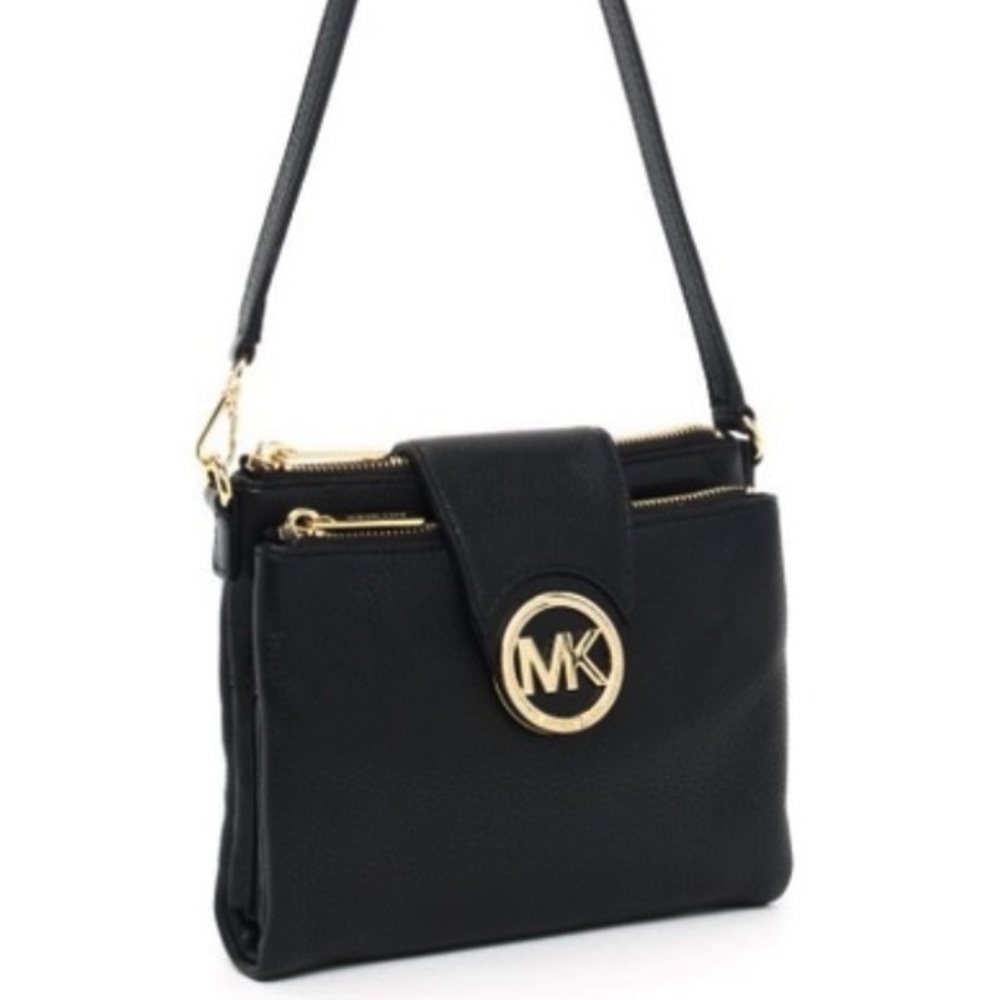MICHAEL KORS Pebbled Leather Crossbody Bag